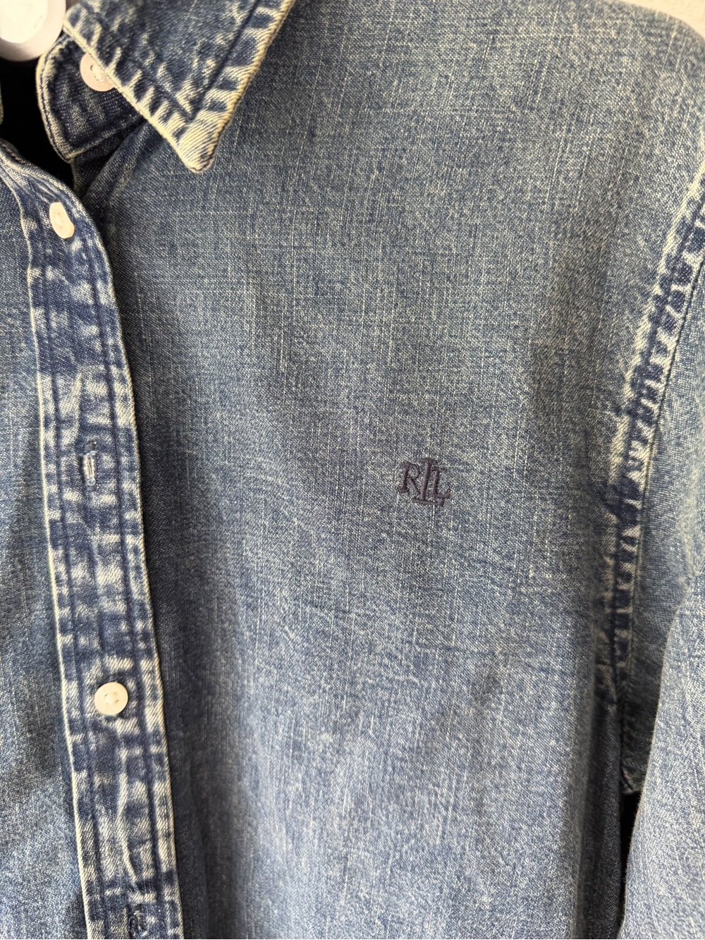 Lauren Ralph Lauren Women's Classic-Fit Denim Shirt - Picture 7 of 10